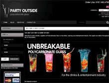 Tablet Screenshot of partyoutside.co.uk